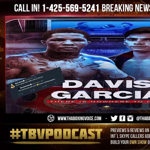 ☎️Breaking News: Gervonta Davis vs Ryan Garcia Official😱Tank Says Ryan Knows Sum Sh*t He Doesn’t❗️