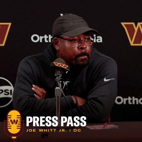 DC Joe Whitt Jr. | November 7, 2024 | Press Pass | Washington Commanders | NFL