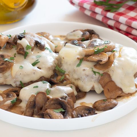 Hamburger con funghi