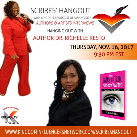 Scribes' Hangout w/ Derashay Zorn & guest Dr. Richelle Resto