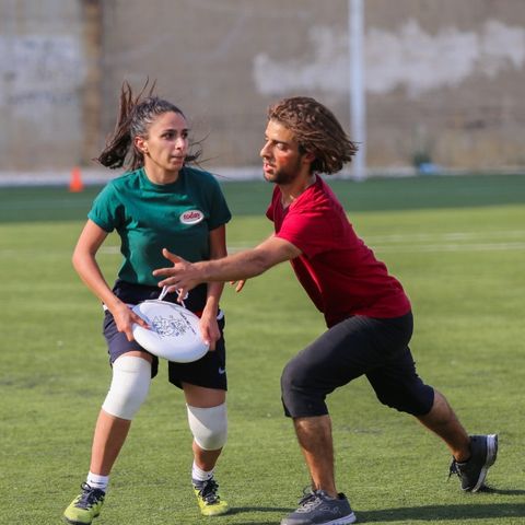 The Ultimate Frisbee players of Palestine