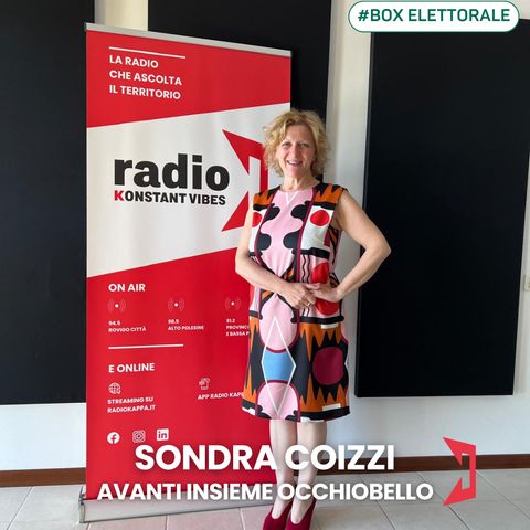 BOX ELETTORALE - La candidata sindaco al Comune di Occhiobello Sondra Coizzi
