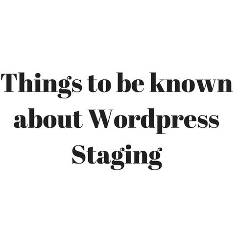 All You Need to Know About WordPress Staging