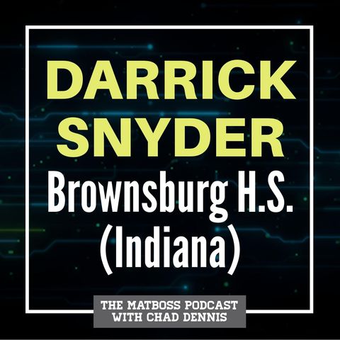 Brownsburg (Ind.) head coach Darrick Snyder