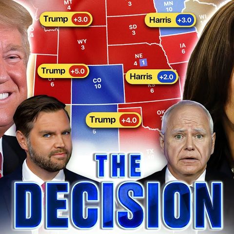 Kamala Regrets Walz? VP Debate! New Polls and NEW Electoral Map Prediction | The Decision Ep. 12