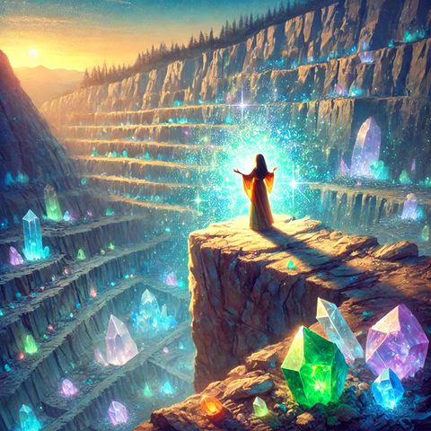 The Crystal Healer's Odyssey: Awakening Earth's Ancient Power