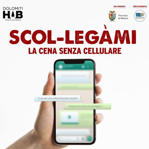 Scol-LEGÀMI, cene senza cellulare al Dolomiti Hub.