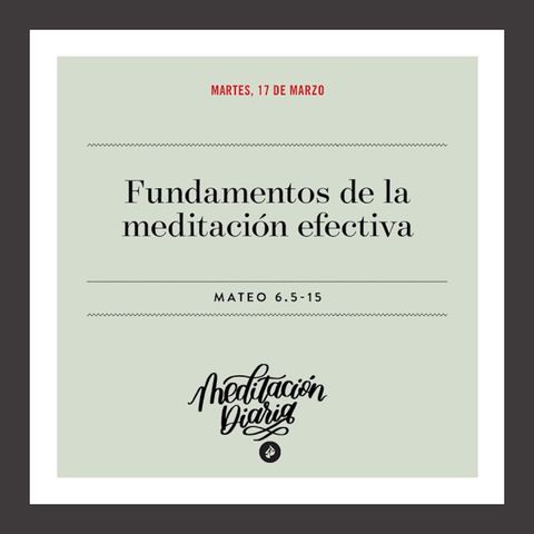 Fundamentos de la meditación efectiva