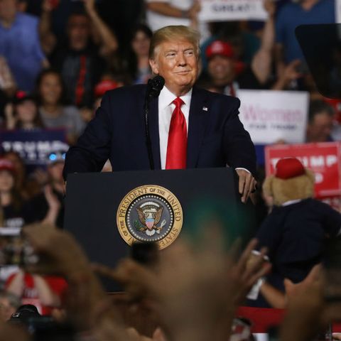 At Manchester Rally, Trump Vows To 'Keep America Great'