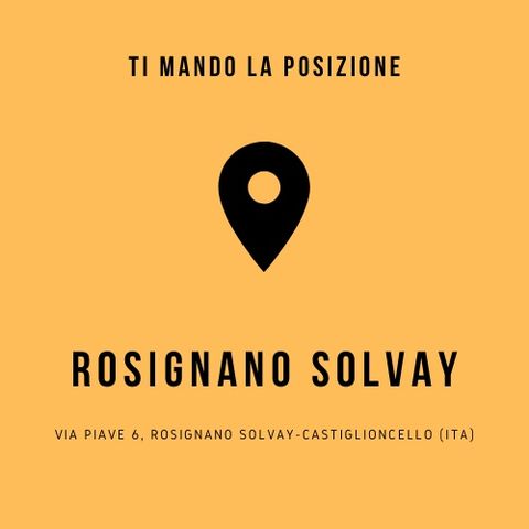 Rosignano Solvay - Via Piave 6, Rosignano Solvay-Castiglioncello (ITA)