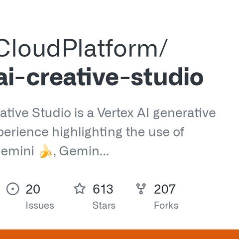 GitHub - GoogleCloudPlatform/vertex-ai-creative-studio: GenMedia Creative Studio is a Vertex AI g...