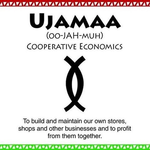 2019 Kwanzaa Day 4:  Ujamaa using Shawn Rochester's "Black Tax" book