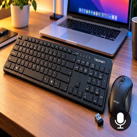 TECKNET tastiera e mouse wireless il kit che basta e avanza
