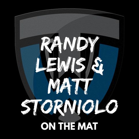 Olympic champion Randy Lewis and Northwestern coach Matt Storniolo - OTM581