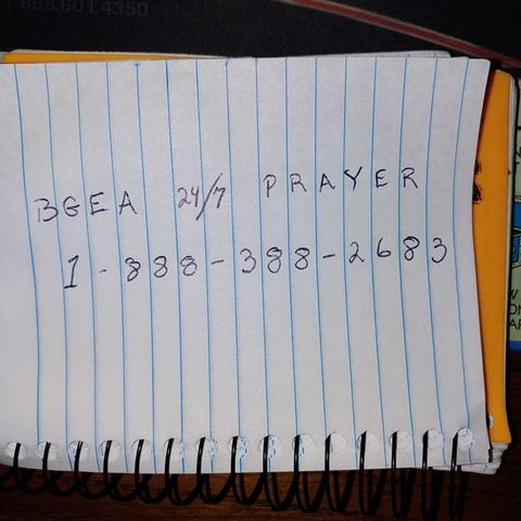BGEA 24/7 PrayerLine 1-888-388-2683