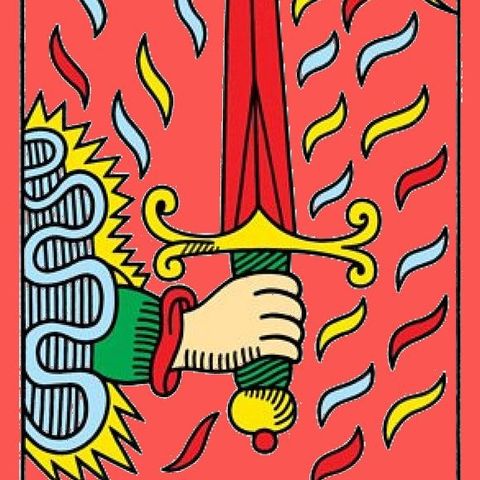 Asso di Spade il Fuoco
