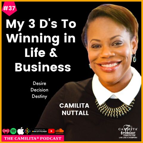 37: Camilita Nuttall | 3 D's to Winning in Life and Business