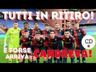 GENOA in RITIRO per preparare la trasferta di BERGAMO. MERCATO il GRIFONE valuta per CANDREVA!