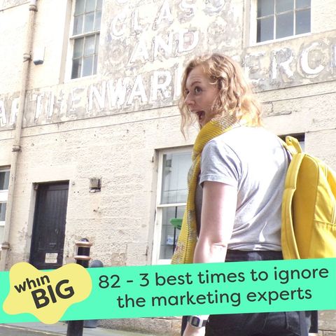 82 - 3 best times to ignore the marketing experts