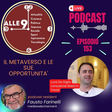 ep. 153 " il metaverso" con Luca De Giglio esperto in web 3.0