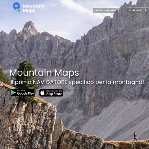 Mountain Maps, il primo navigatore della montagna