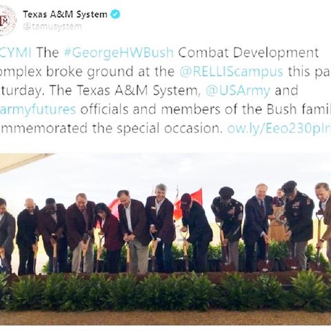 Groundbreaking program at the Texas A&M System/Army Futures Command testing center