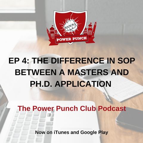 The Difference in SOP between a Masters and Ph.D. application