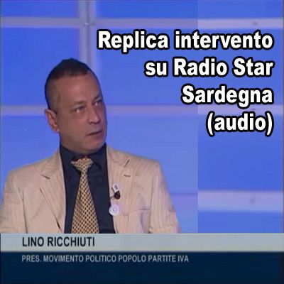 Ricchiuti (PPI) "Intervento su Radio Star Sardegna"