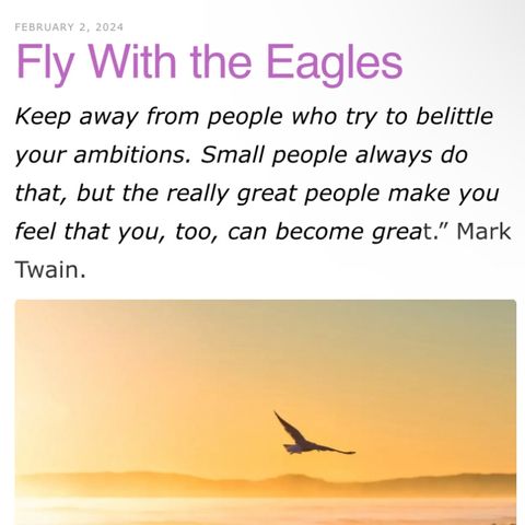 Fly with the Eagles
