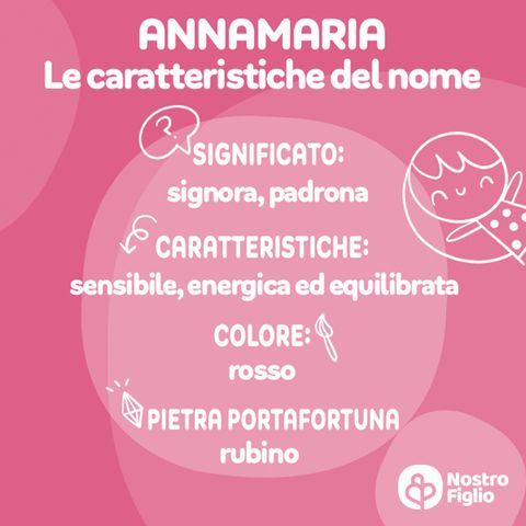 Annamaria, nome per bambina: significato, origine e onomastico