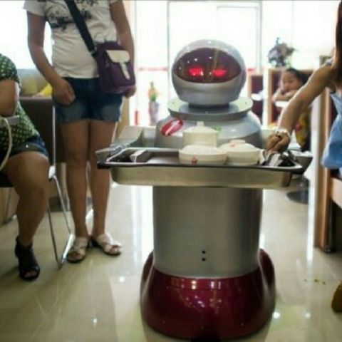 Do you want chips with that? Building Robot Staff 'cheaper' Than Hiring Workers On Minimum Wage!