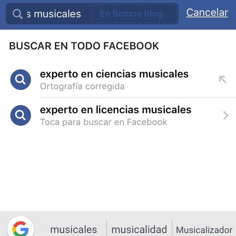 Facebook busca algo con Música