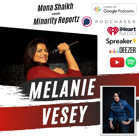 MY GIRLFRIEND SHOT ME- Minority Reportz Ep. 7 w/ Melanie Vesey (Laughter After Dark, Amazon)