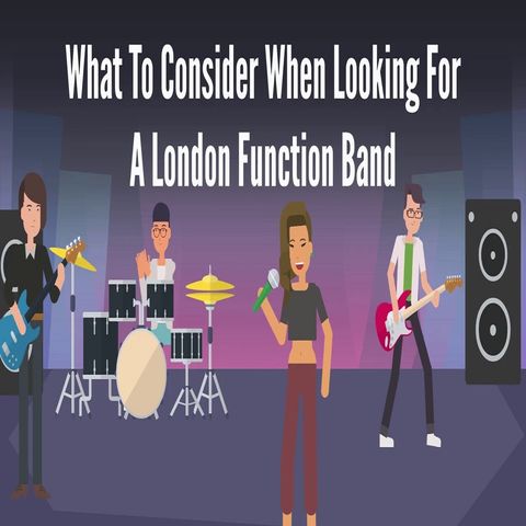 What To Consider When Looking For A London Function Band