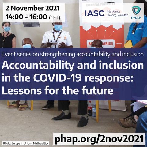 Accountability and inclusion in the COVID-19 response: Lessons for the future