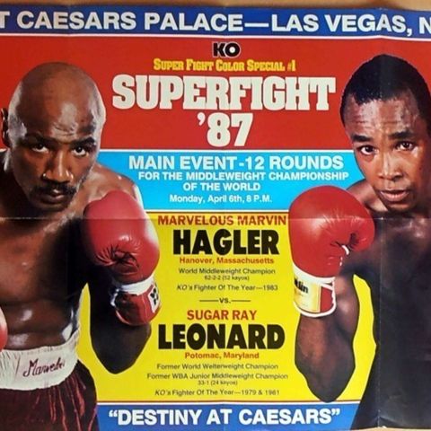 The Tale Of Marvin Hagler vs Sugar Ray Leonard "The Superfight"
