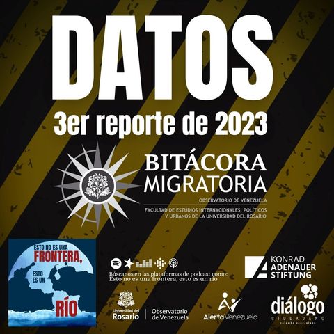 Datos: 3er reporte de 2023 de la Bitácora Migratoria
