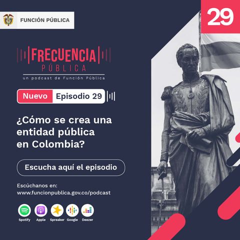 ¿Cómo se crea una entidad pública en Colombia?