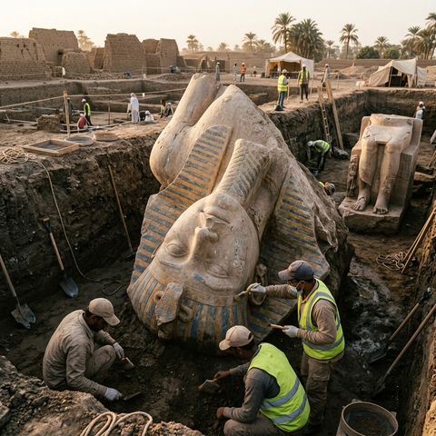 Ramesses Missing Head:  The Strange History