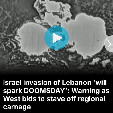 Lebanon is leveled to Biblical proportions! (WWIII)