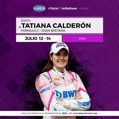 Tatiana Calderón corre en Silverstone, Inglaterra, la 7a válida de la Fórmula 2