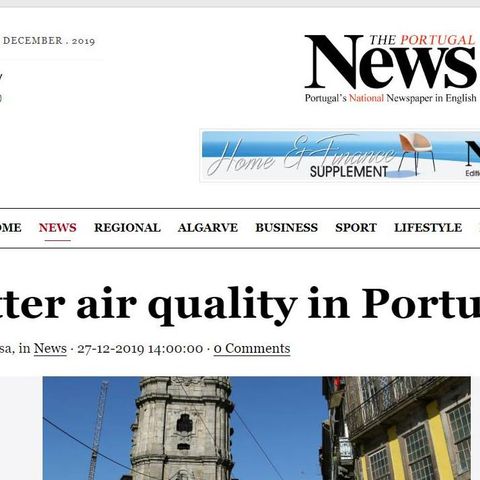 Good Morning Portugal! Weather & News - Air Quality & Environmental Stats