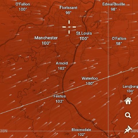 Saint Louis, Missouri, University Weather 6/25/24