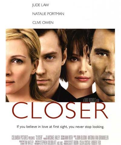 Closer: di Mike Nichols, con Jude Law, Natalie Portman, Clive Owen, Julia Roberts