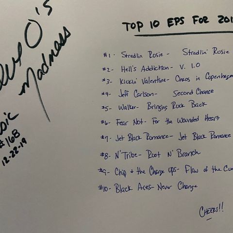 Steve O's Music Madness Top 10 EP’s 122219