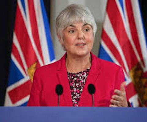Policy and Right BC Minister of Finance Carol James July 10