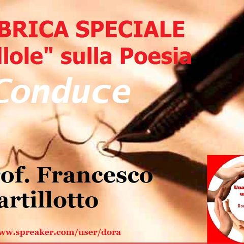 RUBRICA SPECIALE POESIE: II lezione Prof. Martillotto