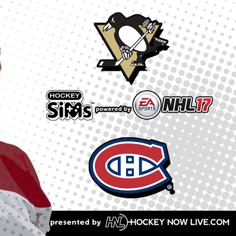 Penguins vs Canadiens (NHL 17 Hockey Sims)
