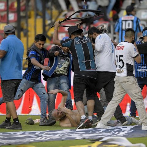 23 Fanaticos heridos deja pelea entre barras en el futbol mexicano 7MAR