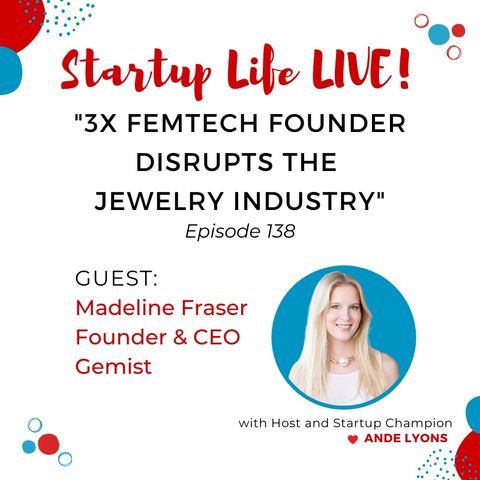 EP 138 - 3x FemTech Founder Disrupts Jewelry Industry